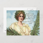 Gedenktag der Lady Liberty Wreath Postkarte (Vorne/Hinten)