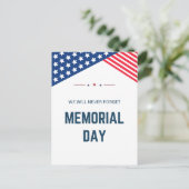 Gedenktag der patriotischen US Flagge Postkarte (Stehend Vorderseite)