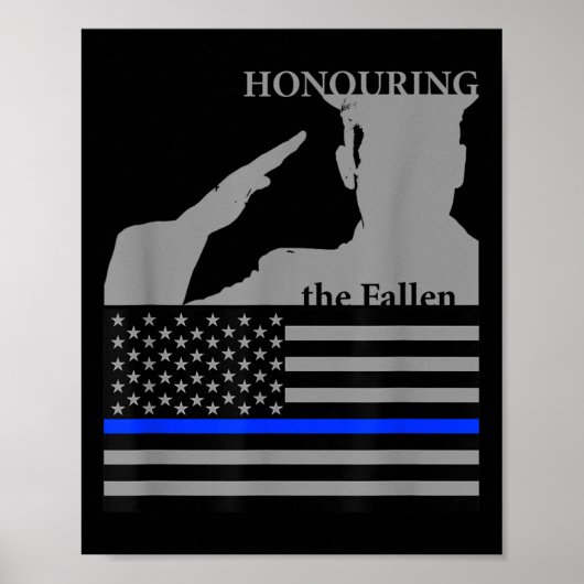 Gedenktag der Polizeibeamten - Beehrung des Poster (Vorne)