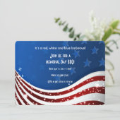 Gedenktag der Sternenflagge Einladung (Stehend Vorderseite)