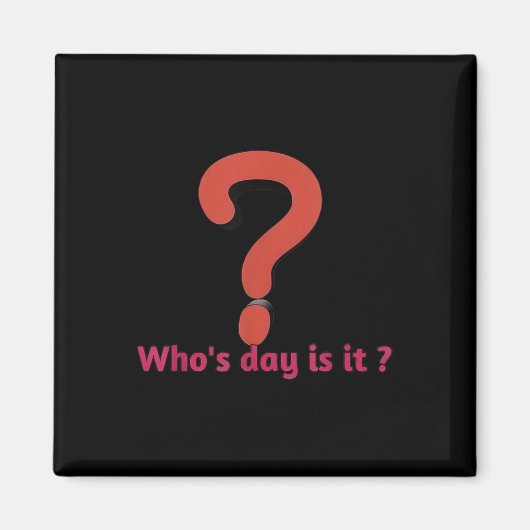 Gedenktag, der Tag ist Magnet (Vorne)
