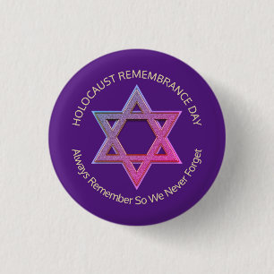Gedenktag des Holocaust Button
