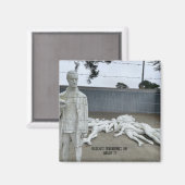 Gedenktag des Holocaust Magnet (Vorderseite/Rückseite)