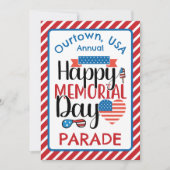 Gedenktag - Die Parade der Stadt - Einladung (Vorderseite)