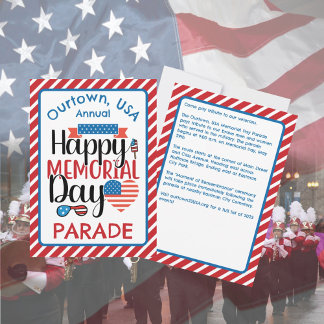 Gedenktag - Die Parade der Stadt - Einladung