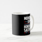 Gedenktag Ehre Das Opfer Kaffeetasse (VorderseiteRechts)