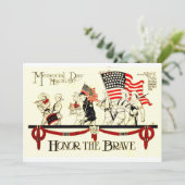 Gedenktag Ehre der Tapferkeit Karte (Stehend Vorderseite)