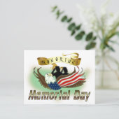 Gedenktag ehren postkarte (Stehend Vorderseite)