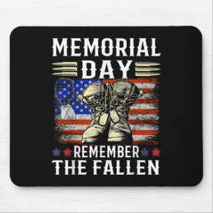 Gedenktag: Erinnern Sie sich an die gefallenen Vet Mousepad