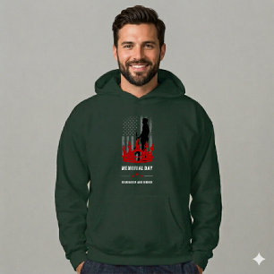 Gedenktag Erinnern und Ehren Patriotisches USA 250 Hoodie