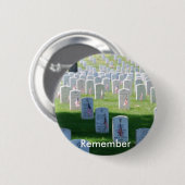 Gedenktag Erinnerungs-Rund Pin-back-Button Button (Vorne & Hinten)