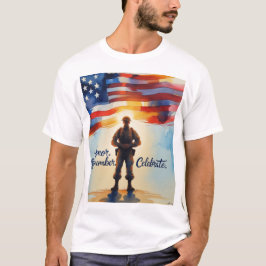 Gedenktag für den Patriotischen Design-T - Shirt