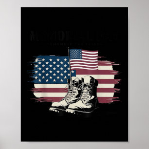 Gedenktag Gedenken an die gefallenen patriotischen Poster