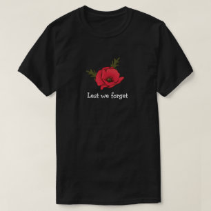 Gedenktag, Gedenktag, Roter Mohn-T - Shirt