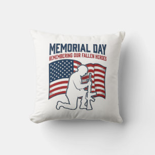 Gedenktag Gefallene Helden Patriotische Soldaten T Kissen
