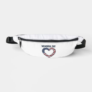 Gedenktag Herz Ehren und Erinnern Shirt Design Bauchtasche