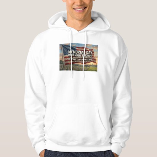 Gedenktag Hoodie (Vorderseite)