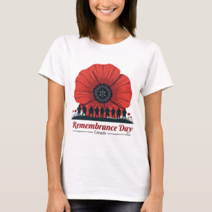 Gedenktag in Kanada - Anerkennung von Veteranen T-Shirt