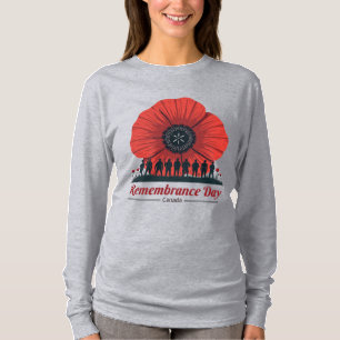 Gedenktag in Kanada - Anerkennung von Veteranen T-Shirt