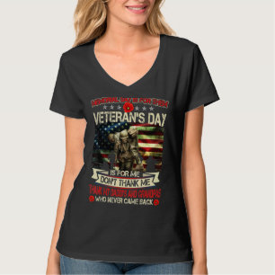 Gedenktag ist für sie Veteran's Day ist für Dadd T-Shirt