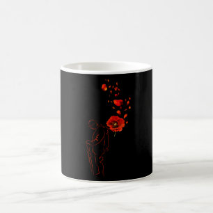 Gedenktag Kanada Red Poppy, damit wir nicht verges Kaffeetasse