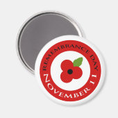 Gedenktag - Magnet (Vorderseite/Rückseite)