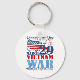 Gedenktag März 29 Vietnamkrieg Veteran Schlüsselanhänger