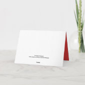 Gedenktag Mohnfeld Karte (Rückseite)