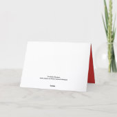 Gedenktag Mohnfeld Karte (Rückseite)