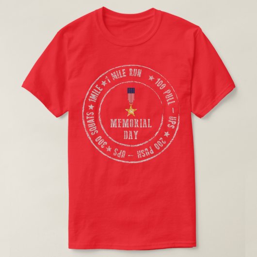Gedenktag - Murph-Herausforderung 2023 T-Shirt (Design vorne)