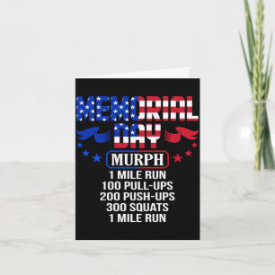 Gedenktag Murph Militärdienst Gedenktag m Karte