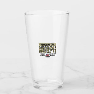 Gedenktag Murph Workout Vintage Vector Shirt_1 Glas