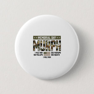 Gedenktag Murph Workout Vintage Vector Shirt (2 Button