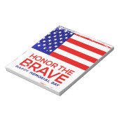 Gedenktag Notizblock (Rotiert)