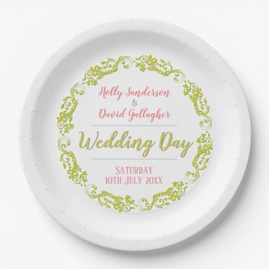 Gedenktag Pappteller (Vorderseite)