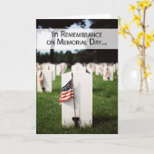 Gedenktag Patriotisch in Erinnerung Karte (Gelbe Blume)