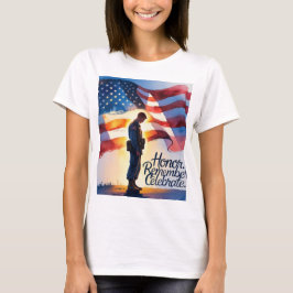 Gedenktag Patriotischer Design Frauen Männer T - S T-Shirt