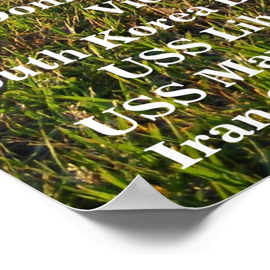 Gedenktag Poster (Ecke)