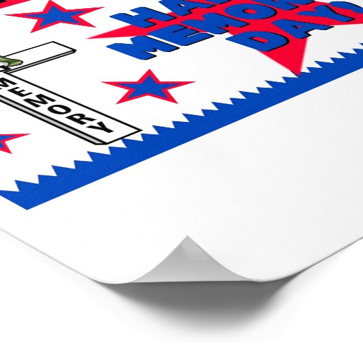 Gedenktag-Poster Poster (Ecke)