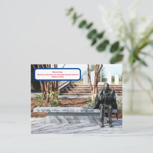 Gedenktag Postkarte (Stehend Vorderseite)