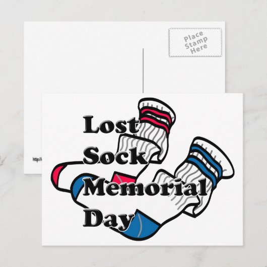 Gedenktag Postkarte (Vorne/Hinten)