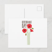 Gedenktag Postkarte (Vorne/Hinten)