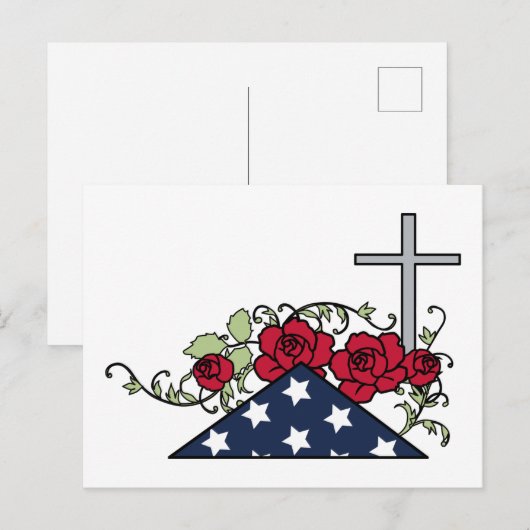 Gedenktag Postkarte (Vorne/Hinten)