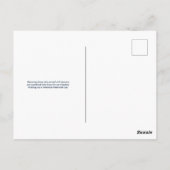 Gedenktag Postkarte (Rückseite)