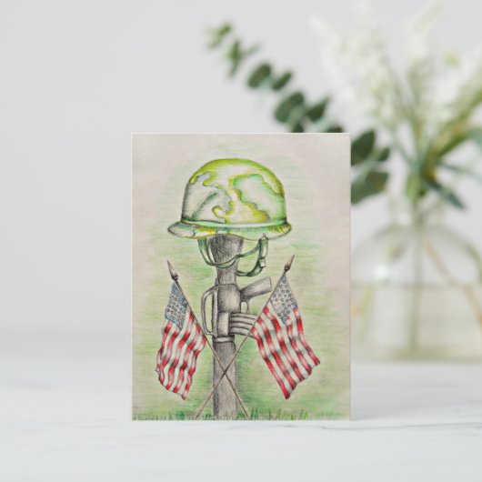 Gedenktag Postkarte (Stehend Vorderseite)