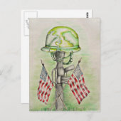 Gedenktag Postkarte (Vorne/Hinten)