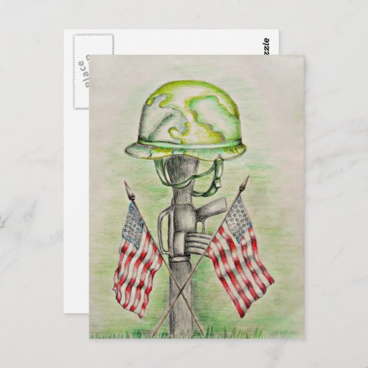 Gedenktag Postkarte (Vorne/Hinten)