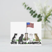 Gedenktag Postkarte (Stehend Vorderseite)