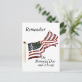 Gedenktag Postkarte (Stehend Vorderseite)