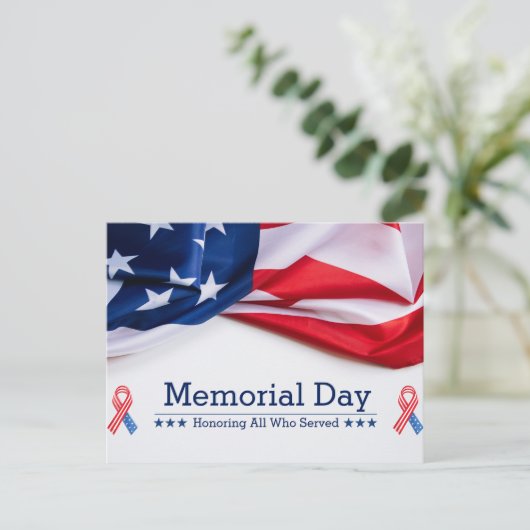 Gedenktag Postkarte (Stehend Vorderseite)